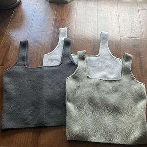 Abercrombie Sweater Tank- Very thick material. All worn once